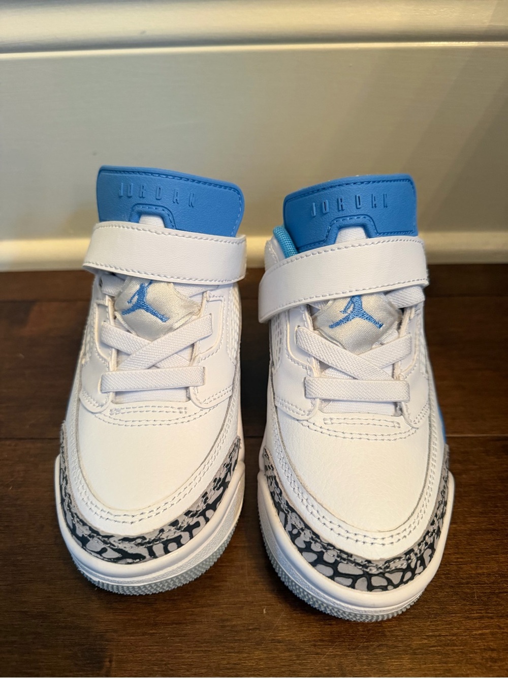Jordan Spizike Low Kids Shoes White University Blue Size 11C
